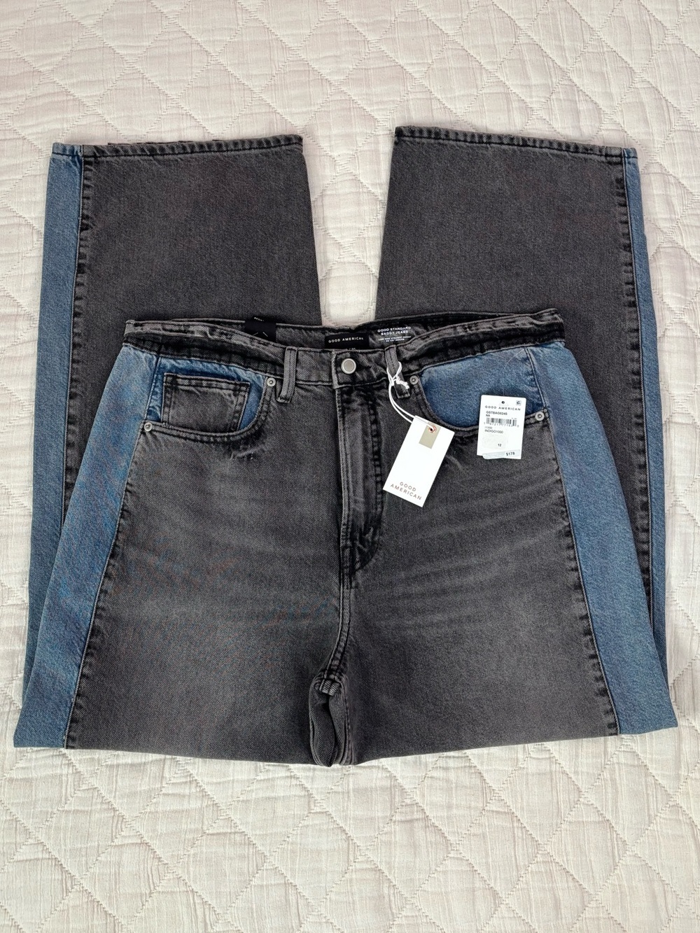 Good American Good Standard Baggy Low Rise Jeans Sz 12/31 NWT - - Picture 4 of 15